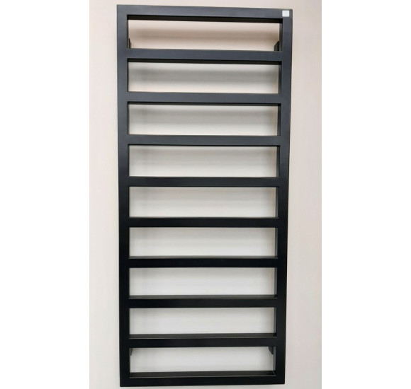 Terma Grid rankšluosčių džiovintuvas 111x50 cm, juodos matinės spalvos