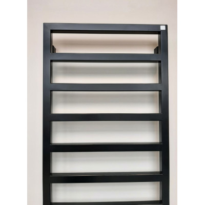 Terma Grid rankšluosčių džiovintuvas 111x50 cm, juodos matinės spalvos