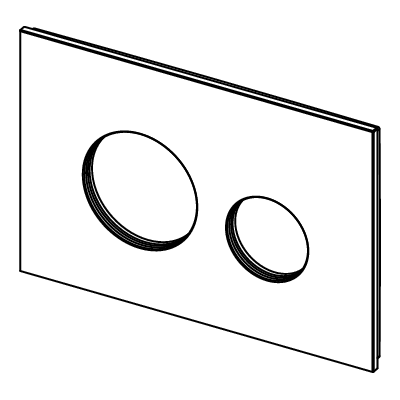 TECEloop vandens nuleidimo plokštelė, šviesaus betono spalvos