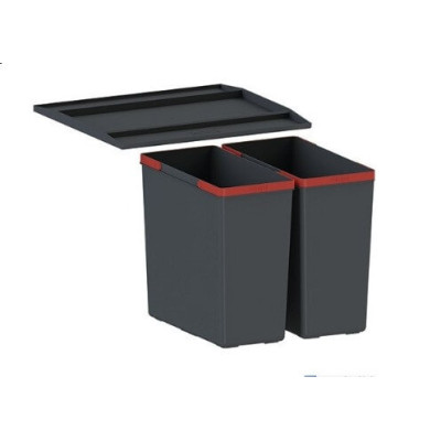 Franke 2 kibirėliai EASYSORT 45 į stalčių