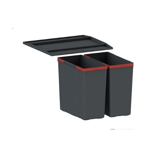 Franke 2 kibirėliai EASYSORT 45 į stalčių