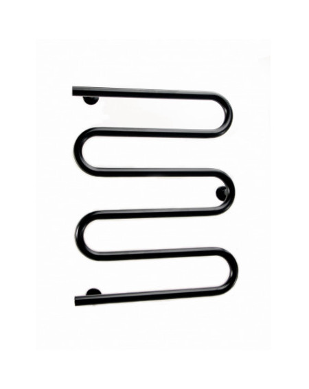 Elonika nerūdijančio plieno rankšluosčių džiovintuvas EN 600 SD, juodos spalvos 600 x 500