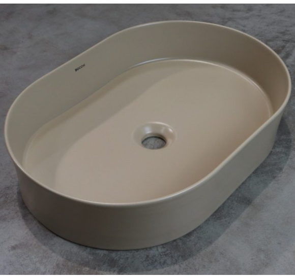 Bocchi Sottile Pastatomas praustuvas, 55x38cm kašmyro matinės spalvos