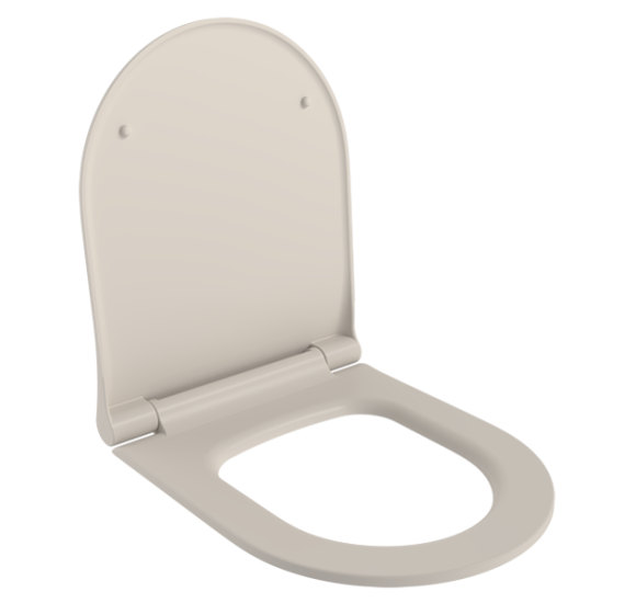 Bocchi V-Tondo pakabinamas klozetas "Rimless" su "Soft close" dangčiu, jazminų matinės spalvos