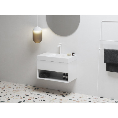 Ravak Praustuvas Lite 80/45 S su skyle maišytuvui