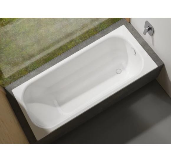 Bette Form plieninė vonia, įvairių dydžių, su garso izoliacinėmis gumomis, plotis 70cm