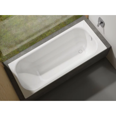 Bette Form plieninė vonia, įvairių dydžių, su garso izoliacinėmis gumomis, plotis 80cm