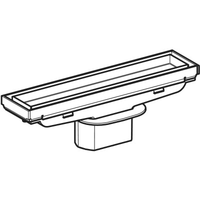 Geberit CleanLine dušo latako grotelės, įklijuojamai plytelei