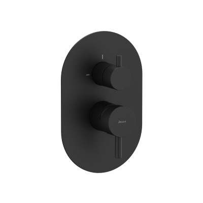 Ravak Espirit termostatinis potinkinis maišytuvas be korpuso, 2 krypčių, su jungikliu (pasirenkama spalva)