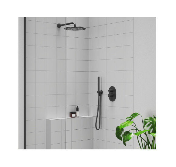 Ravak Espirit termostatinis potinkinis maišytuvas be korpuso, 2 krypčių, su jungikliu (pasirenkama spalva)