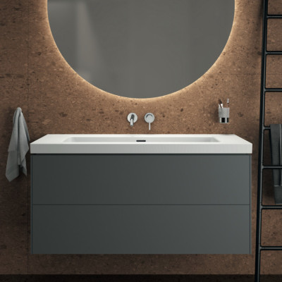 Ideal Standard Extra praustuvas 121 cm, be skylės maišytuvui, su perpildymo anga