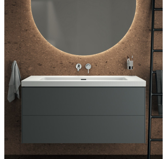Ideal Standard Extra praustuvas 121 cm, be skylės maišytuvui, su perpildymo anga