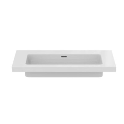 Ideal Standard Extra praustuvas 101 cm, be skylės maišytuvui, su perpildymo anga