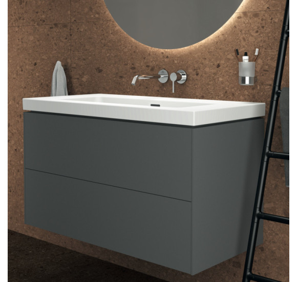 Ideal Standard Extra praustuvas 101 cm, be skylės maišytuvui, su perpildymo anga