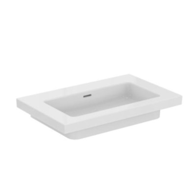 Ideal Standard Extra praustuvas 81 cm, be skylės maišytuvui, su perpildymo anga