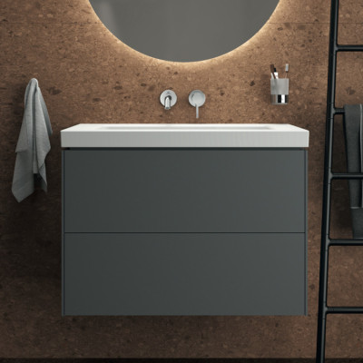 Ideal Standard Extra praustuvas 81 cm, be skylės maišytuvui, su perpildymo anga