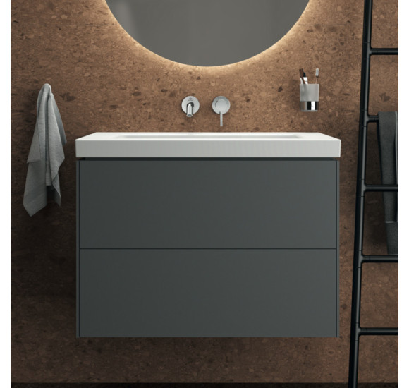Ideal Standard Extra praustuvas 81 cm, be skylės maišytuvui, su perpildymo anga