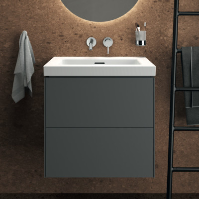 Ideal Standard Extra praustuvas 61 cm, be skylės maišytuvui, su perpildymo anga