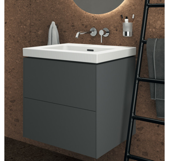 Ideal Standard Extra praustuvas 61 cm, be skylės maišytuvui, su perpildymo anga