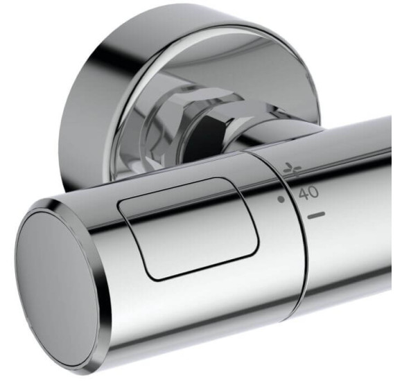 Ideal Standard Ceratherm T25N virštinkinė dušo sistema, chromo spalvos