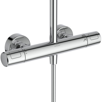 Ideal Standard Ceratherm T25N virštinkinė termostatinė dušo sistema, chromo spalvos