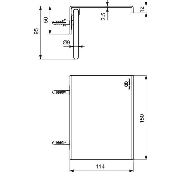 Ideal Standard Alu + tualetinio popieriaus laikiklis, pasirinkite spalvą