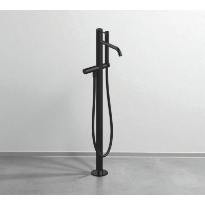 QD MagistroLab Curvy Iš grindų montuojamas vonios maišytuvas