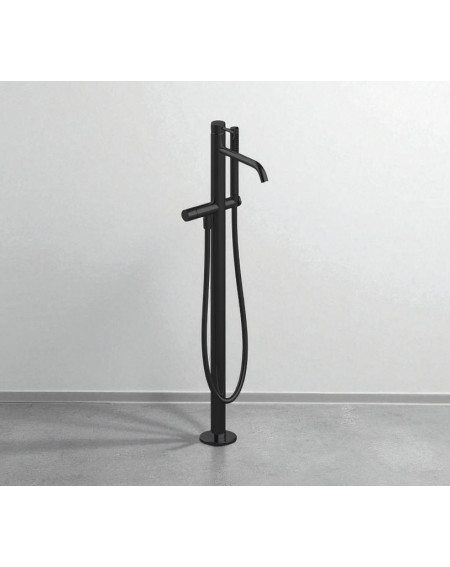 QD MagistroLab Curvy Iš grindų montuojamas vonios maišytuvas