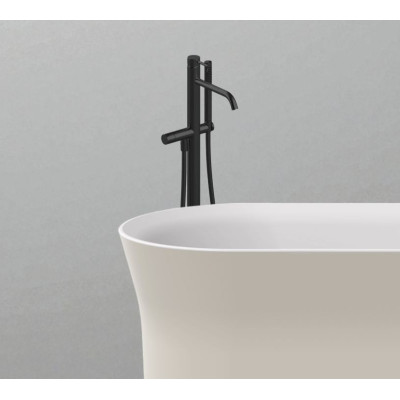 QD MagistroLab Curvy Iš grindų montuojamas vonios maišytuvas