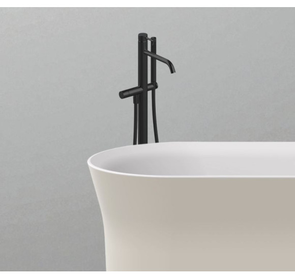 QD MagistroLab Curvy Iš grindų montuojamas vonios maišytuvas