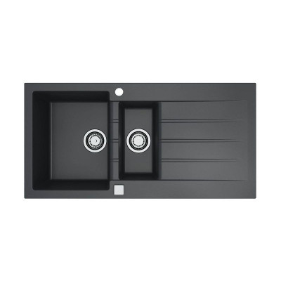 ALVEUS Cadit 80 granitinė plautuvė su papildomu dubeniu