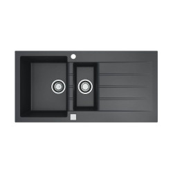 ALVEUS Cadit 80 granitinė plautuvė su papildomu dubeniu