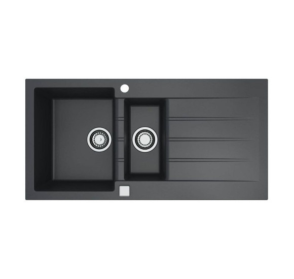 ALVEUS Cadit 80 granitinė plautuvė su papildomu dubeniu