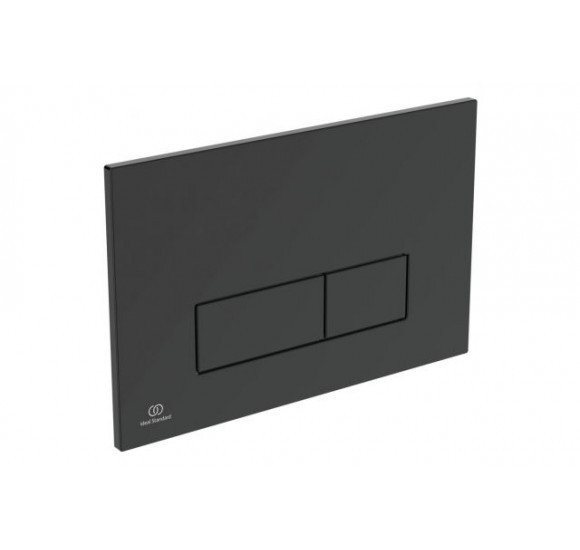 WC komplektas 3in1: Ravak Flow klozetas su "Soft Close" dangčiu ir Ideal Standard rėmas, juodas mygtukas