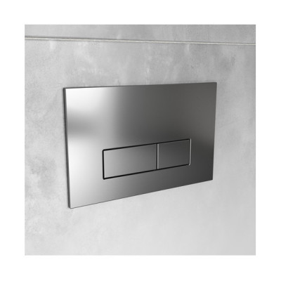 WC komplektas 3in1: Ravak Flow klozetas su "Soft Close" dangčiu ir Ideal Standard rėmas, chromo sp. mygtukas