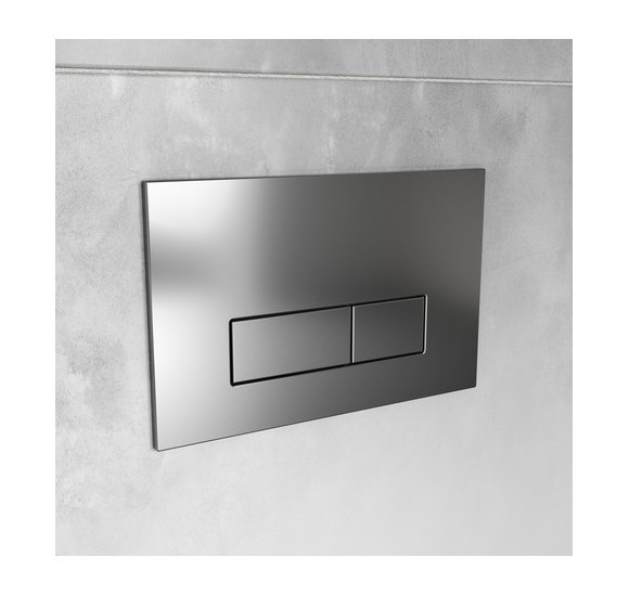 WC komplektas 3in1: Ravak Flow klozetas su "Soft Close" dangčiu ir Ideal Standard rėmas, chromo sp. mygtukas