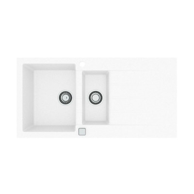 ALVEUS Cadit 80 granitinė plautuvė su papildomu dubeniu