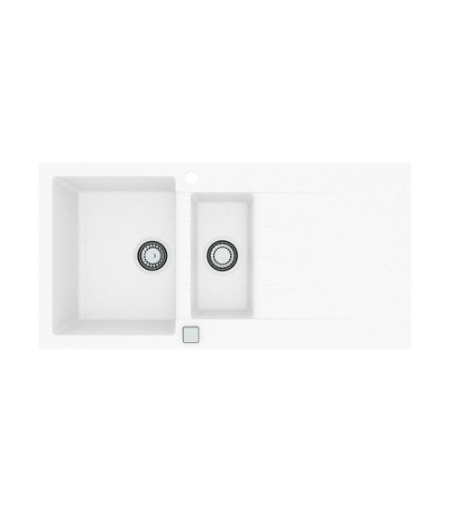 ALVEUS Cadit 80 granitinė plautuvė su papildomu dubeniu