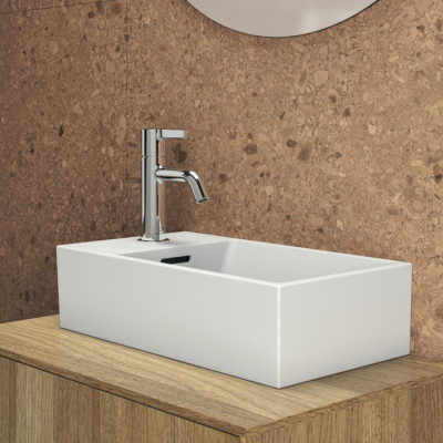 Ideal Standard Extra ant stalviršio pastatomas praustuvas, skylė kairėje, 45cm