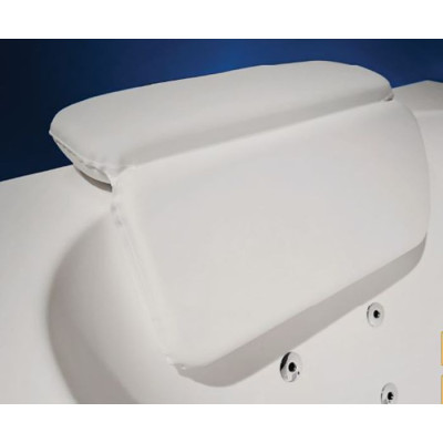 Balteco Super Soft ortopedinė vonios pagalvėlė, baltos spalvos 37x27x5