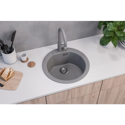 ALVEUS Cadit 100 granitinė plautuvė, apvali