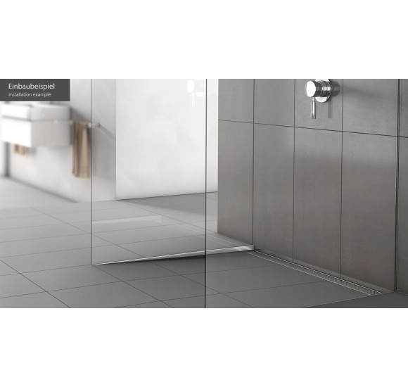 IŠPARDAVIMAS. ACO ShowerStep profiliuotis dešinės pusės, L1-990 mm, H1-12,5 mm, H2-30 mm