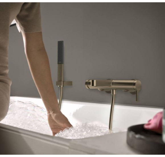 IŠPARDAVIMAS. Hansgrohe Rainfinity dušo galvutė 100, 1jet, šlifuotos bronzos sp.