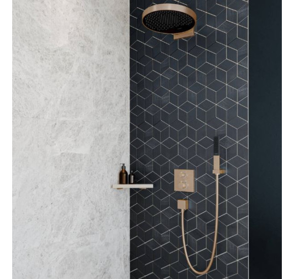 IŠPARDAVIMAS. Hansgrohe Rainfinity dušo galvutė 100, 1jet, šlifuotos bronzos sp.