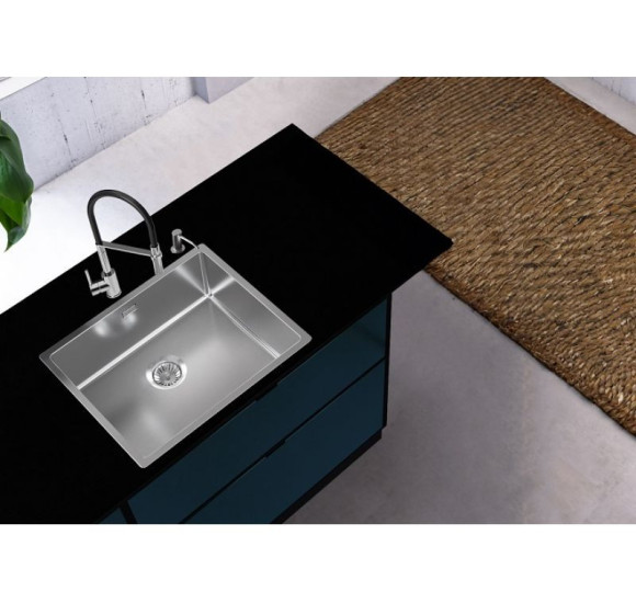 ALVEUS Nox 50 nerūdijančio plieno plautuvė (universalus montavimas)