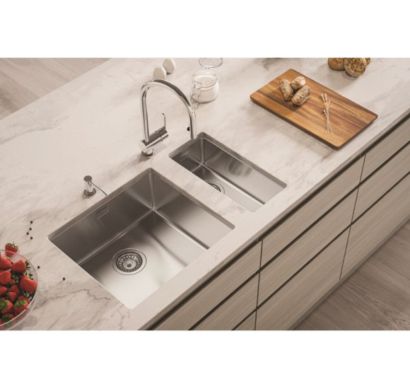 ALVEUS Kombino 50 nerūdijančio plieno plautuvė (montuojama po stalviršiu)