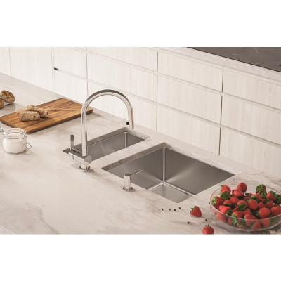 ALVEUS Kombino 50 nerūdijančio plieno plautuvė (montuojama po stalviršiu)