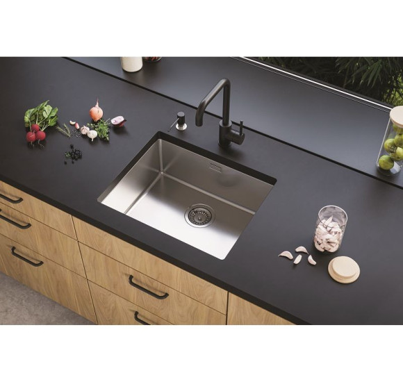 ALVEUS Kombino 50 nerūdijančio plieno plautuvė (montuojama po stalviršiu)