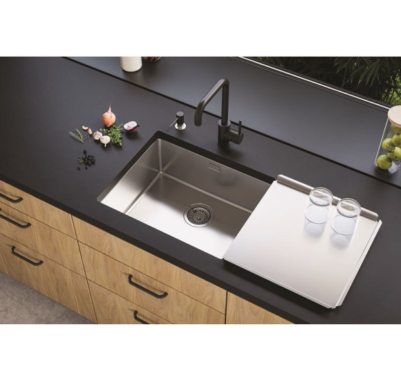 ALVEUS Kombino 50 nerūdijančio plieno plautuvė (montuojama po stalviršiu)