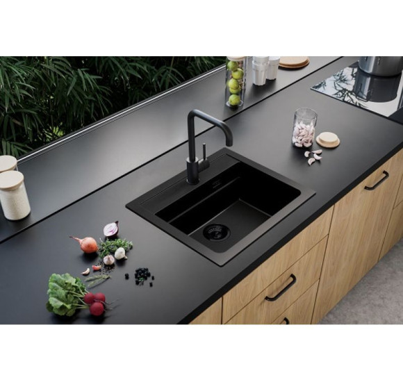 ALVEUS Atrox 20 granitinė plautuvė (Black edition)